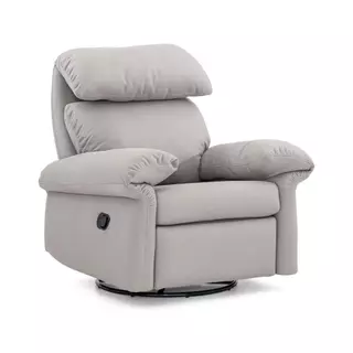 Poltrona Do Papai Com Balanço Herval Boreal, Veludo Bege, 161 Cm em Oferta na Shopee