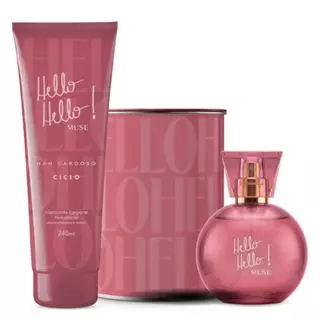 Combo Kit Muse Deo Colônia 100ml + Loção Hidratante Perfume Feminino