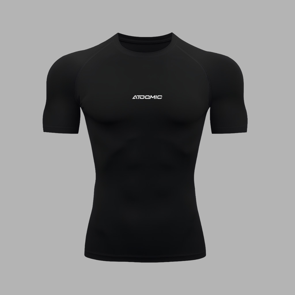 Camisa Curta Masculina Uv 50+ DryFit Camiseta Manga Curta Segunda Pele Térmica