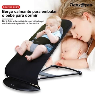 Carrinho De Agitação De Bebê Cadeira De Agitação De Sono Para Crianças Pequenas Dobrável Portátil em Oferta na Shopee