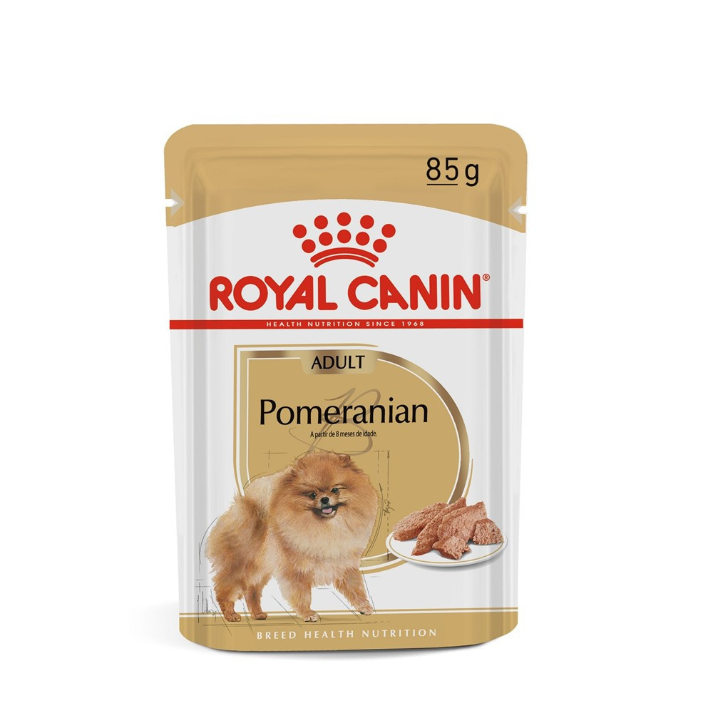 Ração Úmida Sachê Pomeranian para Cães Adultos da Raça Lulu da ...