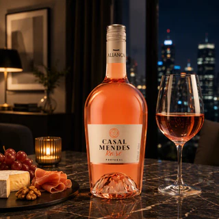 Vinho Português Rose Meio Seco Casal Mendes 750ml