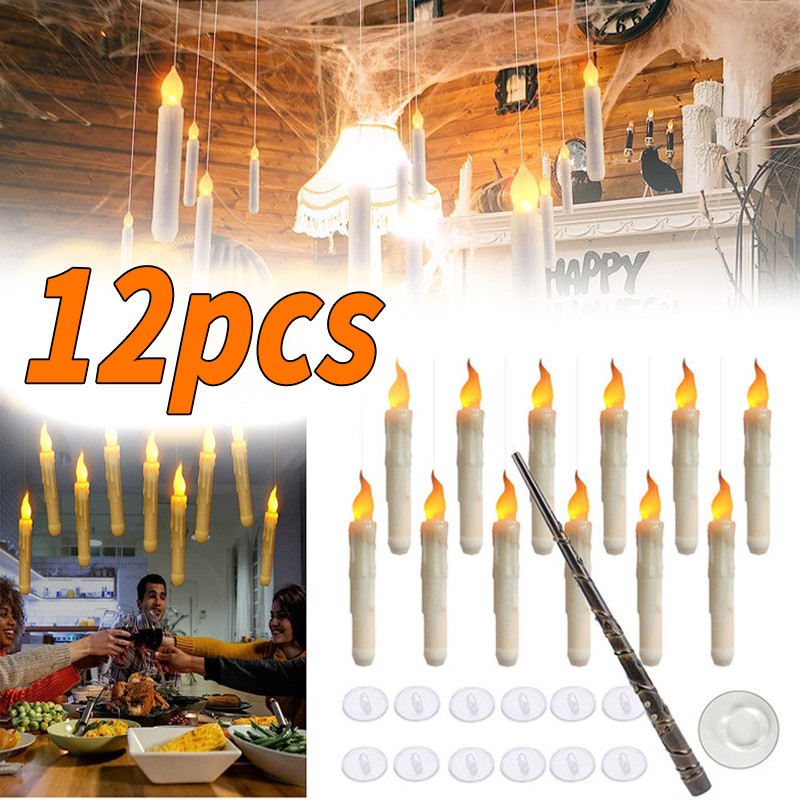 12 Velas LED Harry Potter Varinha De Condão Controle Remoto Luzes De ...