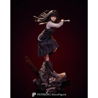 Yoru - Action figure em Resina - Chainsaw Man - Boneca Anime