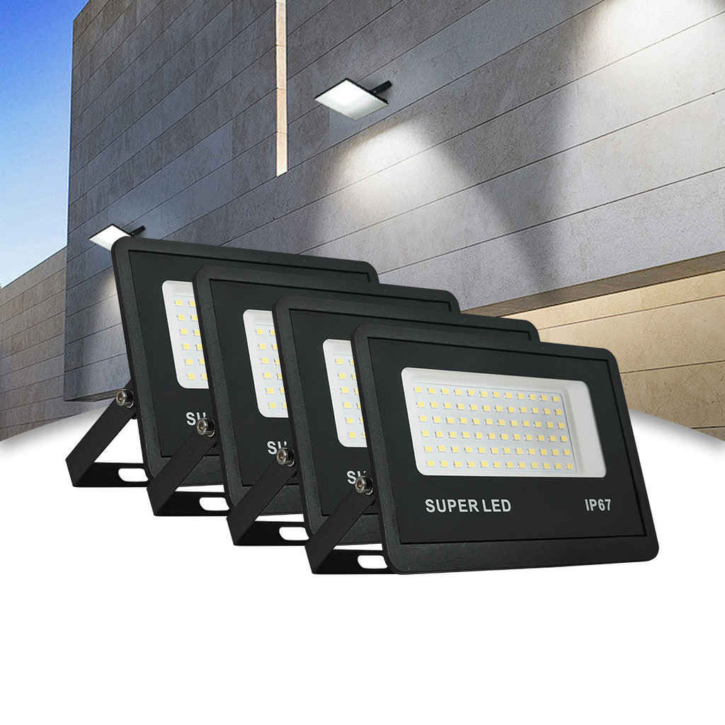 KIT 4 a 16 Refletor LED 300W Holofote Super Potente à Prova d'Água Área ...