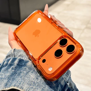 Capa De Telefone Anti-Amarelecimento Acrílico Transparente Para iPhone 17 16 15 14 13 12 11 Pro Max Traseira De Luxo