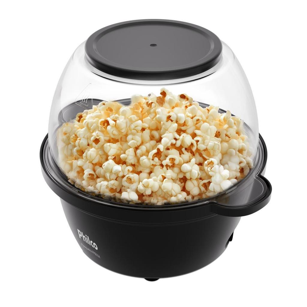 Pipoqueira Elétrica Philco 2 em 1 Antiaderente 65g PPIE03A