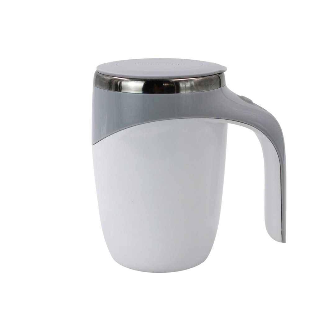 Caneca Mixer Misturadora Magnética Branco 380ml Premium Qualidade Original Profissional Top Durável Resistente