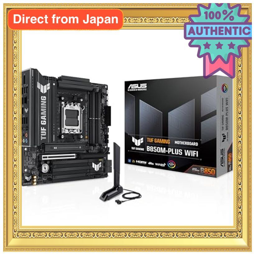 ASUS Placa-Mã micro-ATX AMD B850 TUF GAMING B850M-PLUS WIFI para Ryzen 9000 , 8000 , 7000 Series