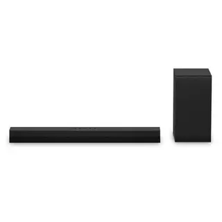 Soundbar LG com Subwoofer sem Fio, 2.1 Canais, AI Sound Pro, Conexões Múltiplas e 300W RMS - S40T em Oferta na Shopee