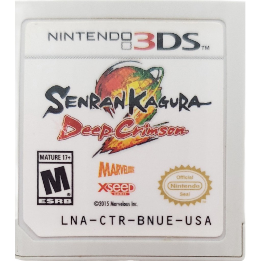 Senran Kagura 2 Deep Crimson 3DS Original Fisica Nintendo | Shopee