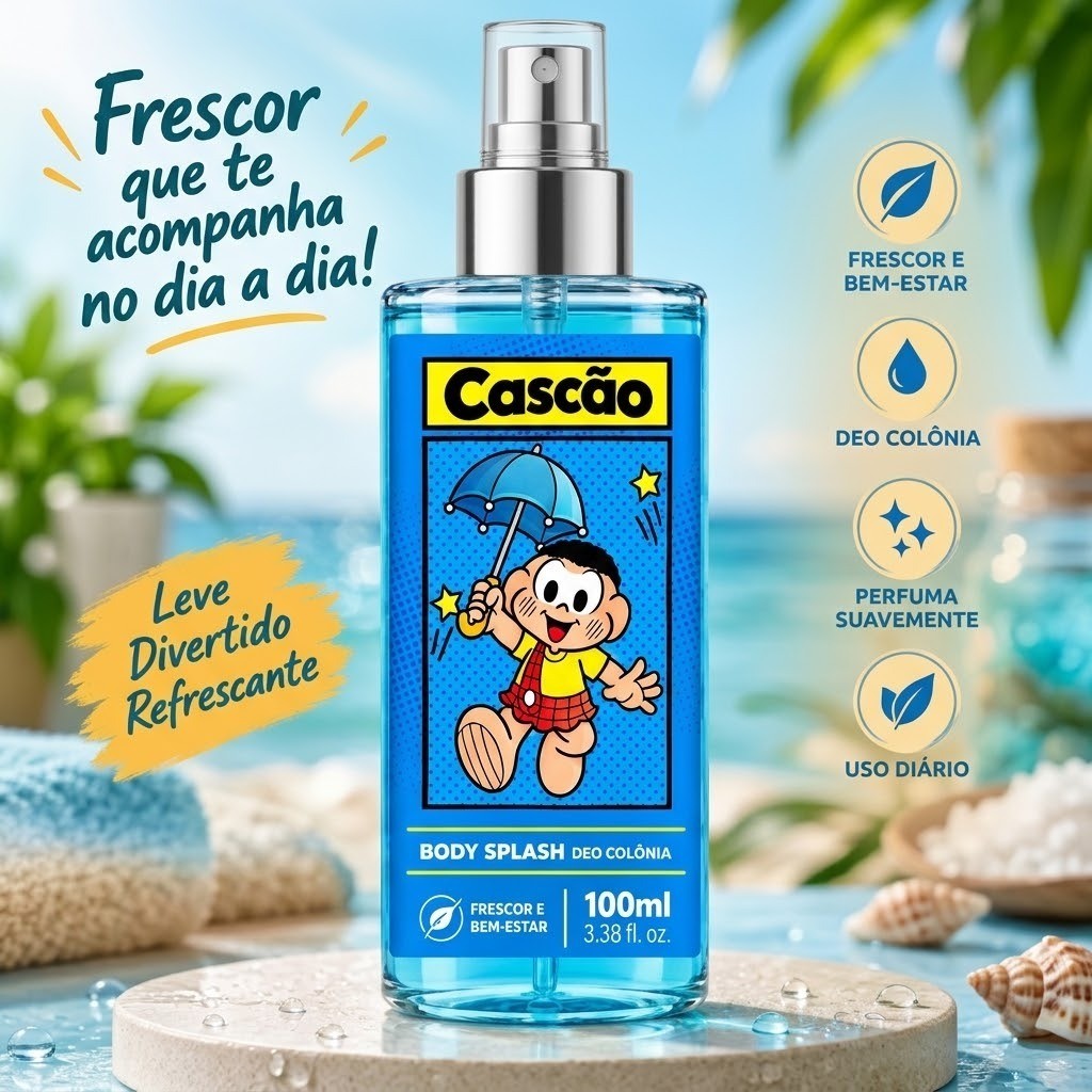 body splash Desodorante Colônia Cascão 100ml | Shopee Brasil