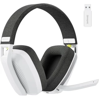 Fone de ouvido sem fio BINNUNE BW06 de modo duplo 2.4G com baixa latência compatível com PS5/PS4/PC