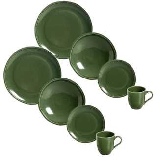 Aparelho de Jantar Cerâmica Stoneware Daily Calm 32 peças Porto Brasil em Oferta na Shopee