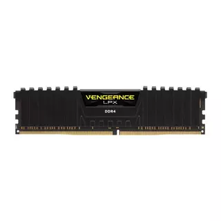 Memoria Corsair Vengeance LPX, 16GB (1x16GB), DDR4, 3200MHz, C16, Preto, CMK16GX4M1E3200C16