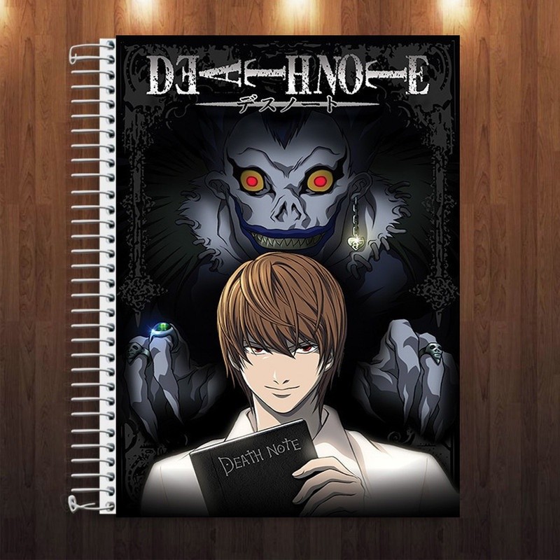 Caderno Death Note Personalizado 1 ou 10 Matérias | Shopee Brasil