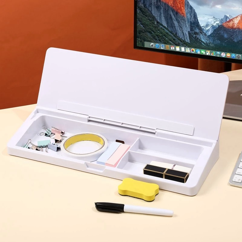 Quadro Branco Semanal , Calendário , Organizadores De Mesa Com Suporte Para Teclado De Computador Gaveta , Escritório , — foto 2 de 4
