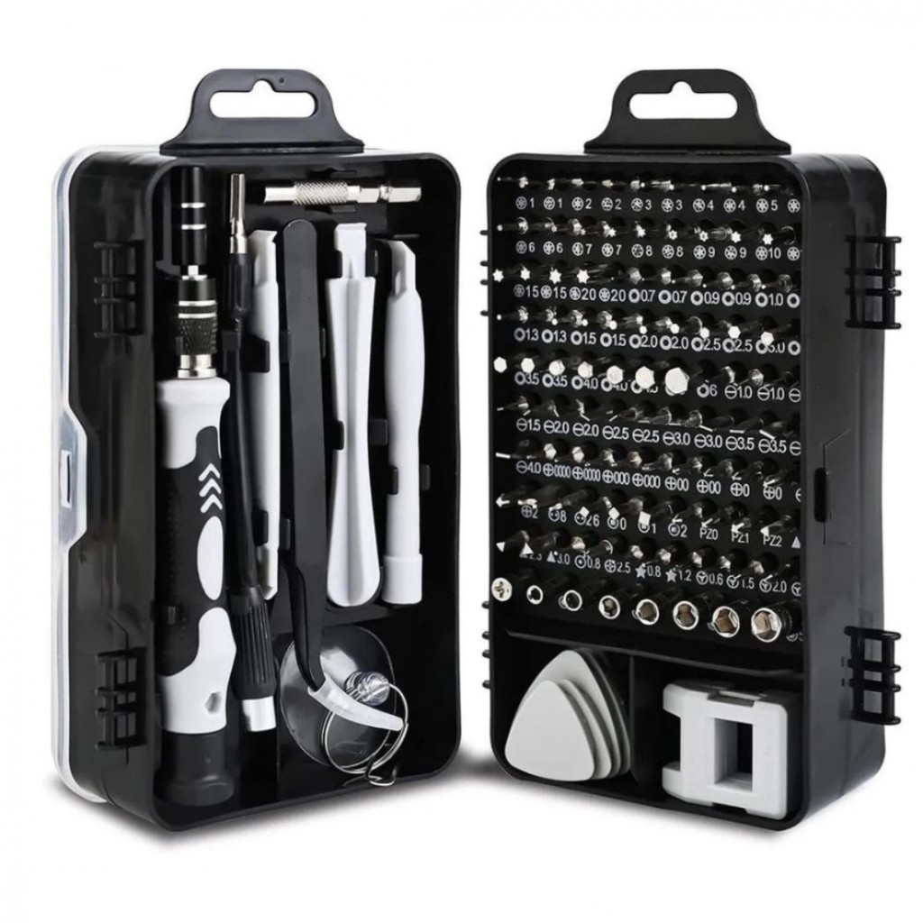 Kit 115 Ferramentas Precisão para Celular e Notebook