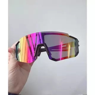 UV400 Óculos De Sol Para Ciclismo Esportivos futurista Lente colorida Homens E Mulheres Ao Ar Livre À Prova De Vento