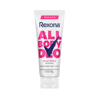 Desodorante Rexona Creme Corporal All Body Wild & Rose 75gr