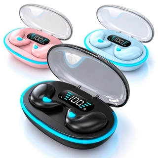 Mini Fone de Ouvido Bluetooth X55 Sem Fio Compacto com Microfone e Estojo Carregador