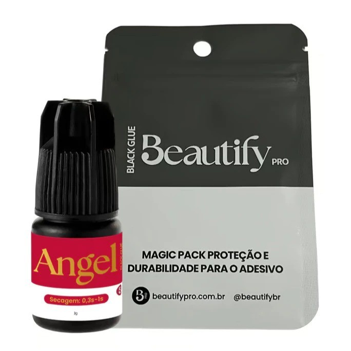 Adesivo Cola Angel Beautify Alta Retenção Extensão De Cílios ...