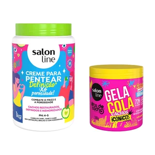Kit Selagem Máxima com Creme para Pentear + Gelacola #todecacho 500g em Oferta na Shopee