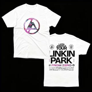 Camiseta Unissex Algodão Linkin Park Be Part of Something From Zero World Brasil Tour 2025
