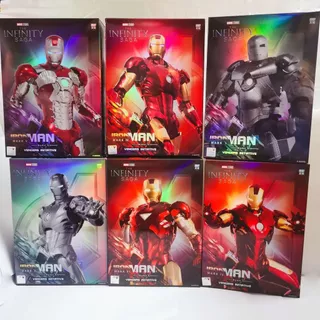 Fondjoy Figura de Ação Modelo de Montagem do Homem de Ferro MK1-6 da Marvel Avengers Autêntica e Autorizada