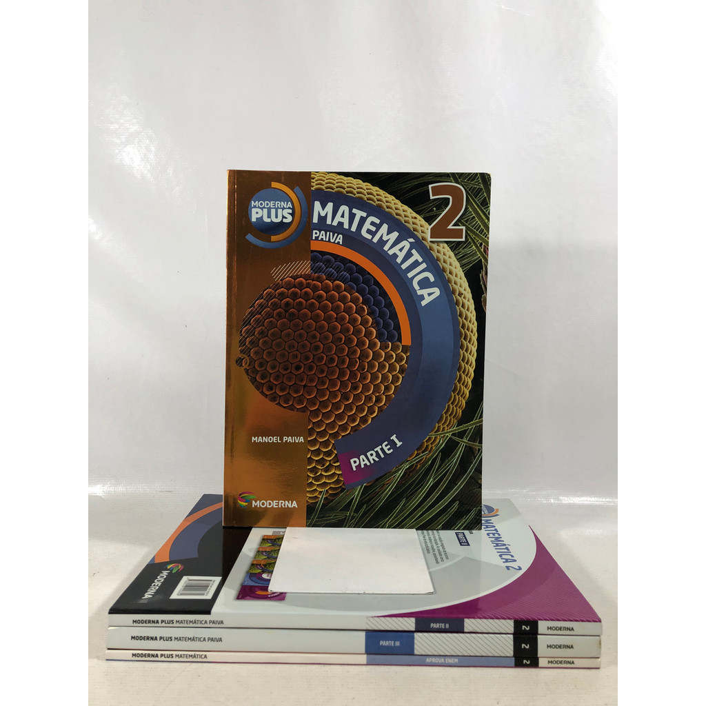 Livros Moderna Plus Matemática 2 - 4 Volumes - Manoel Paiva - Editora ...