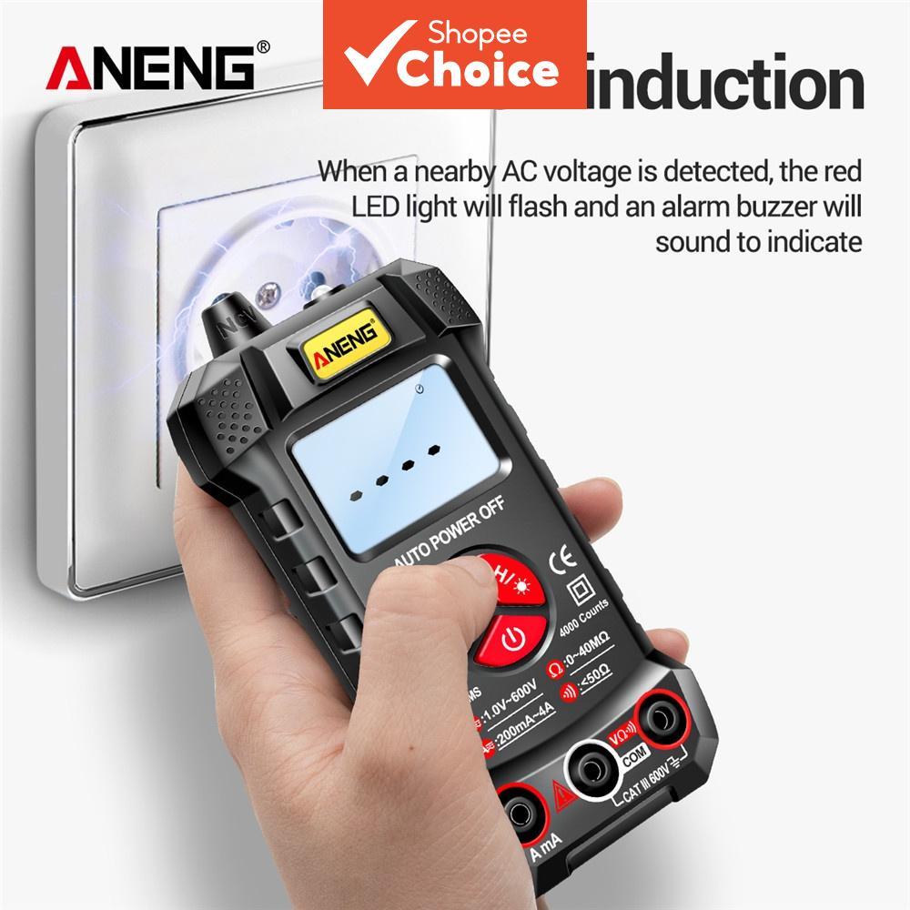Mini Multímetro Digital ANENG M167 De Uma Peça , Testador De Transistor NCV De Alcance Automático True RMS Com 4000 Cont