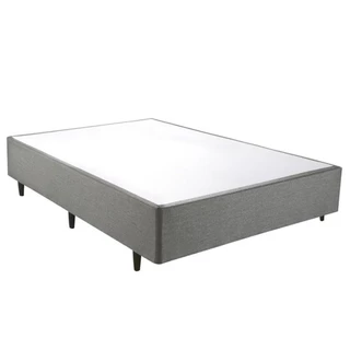 Box Casal Herval Meditare, Jacquard Cinza, 39x138x188 cm em Oferta na Shopee