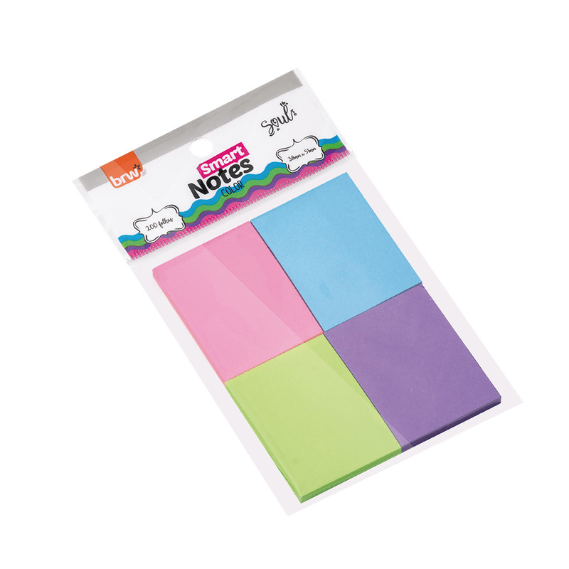 Smart Notes 38X51mm Colors - BRW | Shopee Brasil