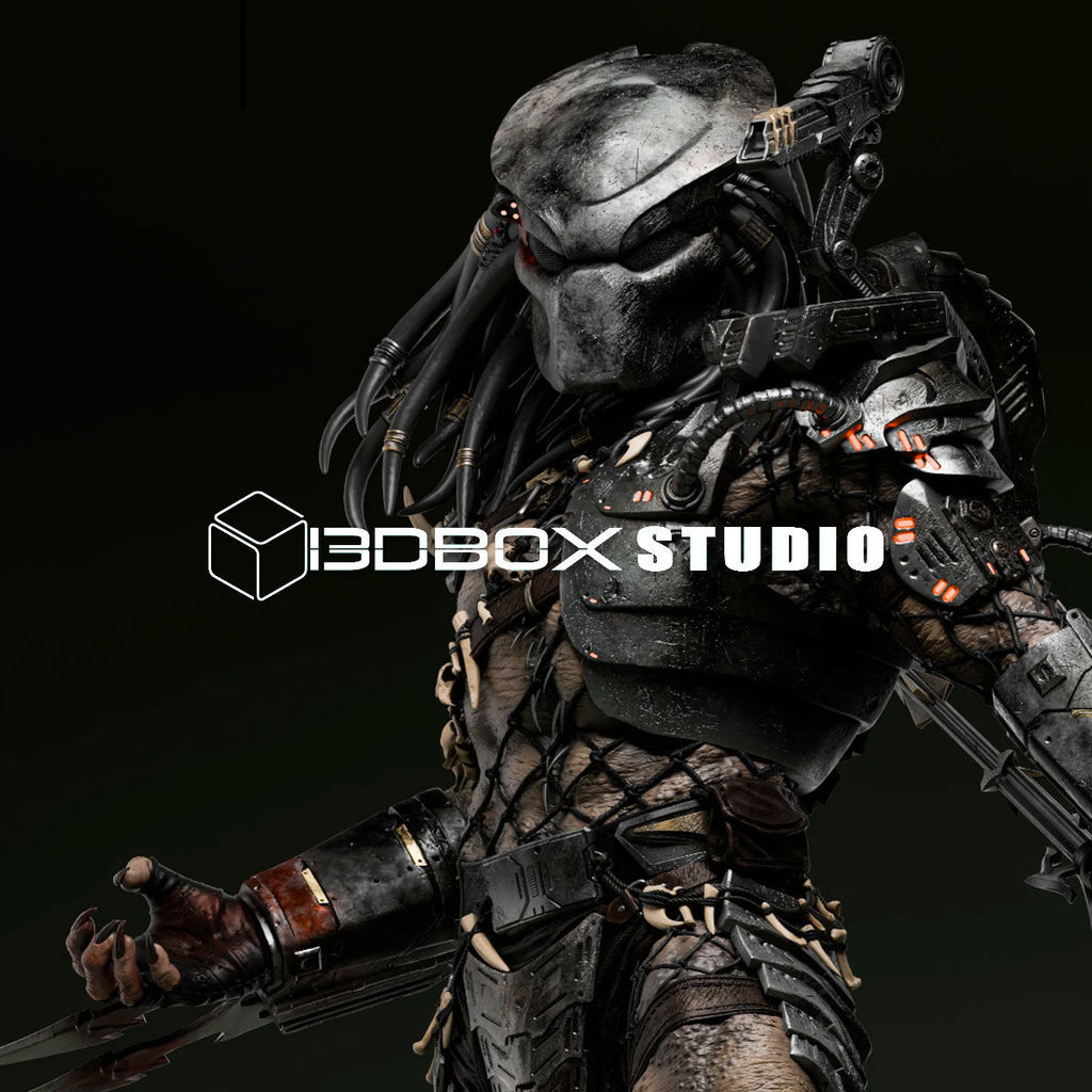 Predator Predator Predator Predator 1/6 Escala Grande Modelo Branco ...