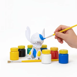 Boneco 3D para Pintar Stitch 15 cm – Figure Action Lilo & Stitch / DIY Decoração Disney