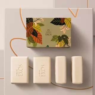 Presente Natura Ekos Priprioca e Breu Branco 4un 100g