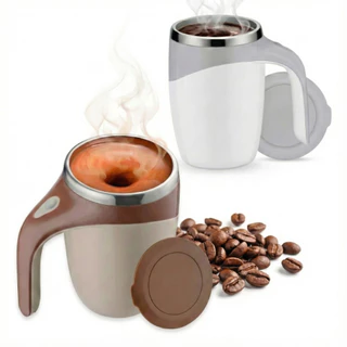 Caneca Misturadora Automática Elétrica USB Bateria Recarregável Mixer Café 380ml