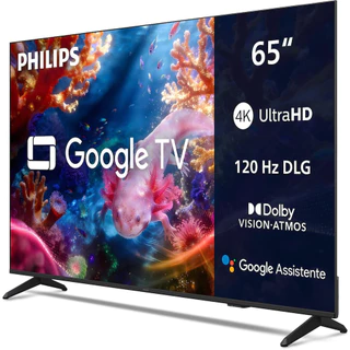 Smart TV 65 4K UHD Philips 65PUG7231/78 Google TV Dolby Vision e Atmos