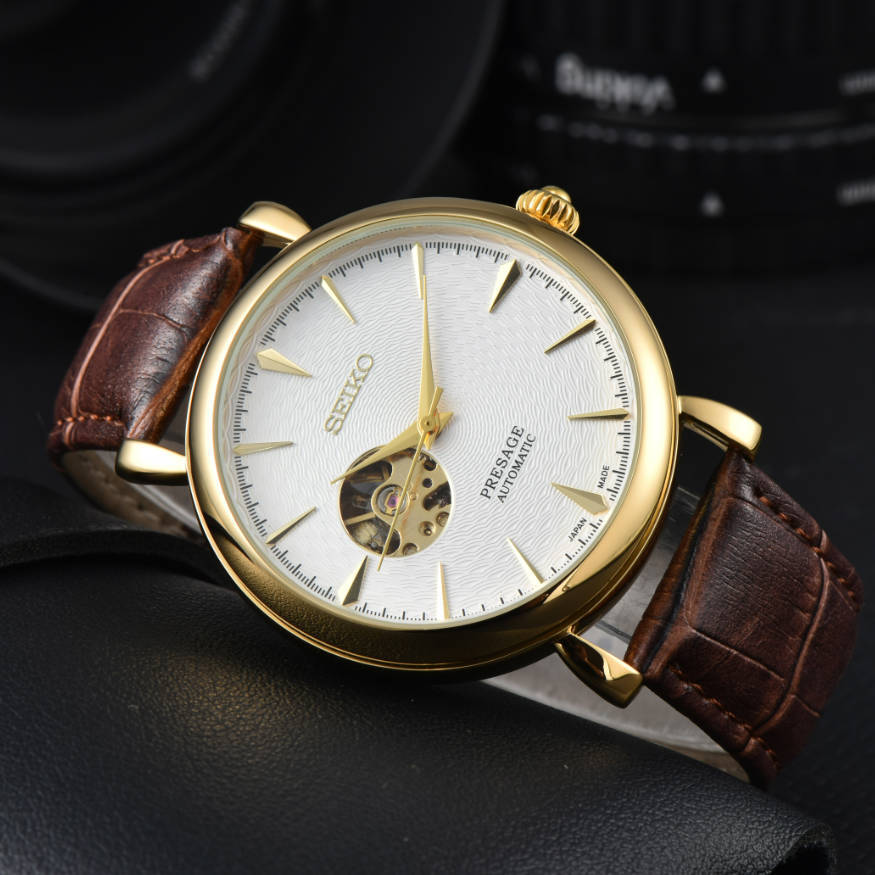 Relógio Mecânico Automático Masculino De Luxo SEIKO PRESAGE 8