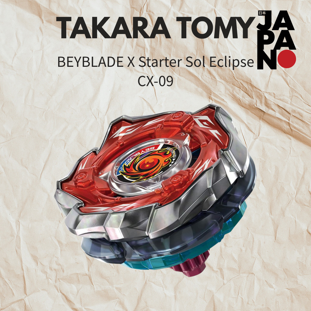 TAKARA TOMY - BEYBLADE X Starter Sol Eclipse CX-09 / Toy | Shopee