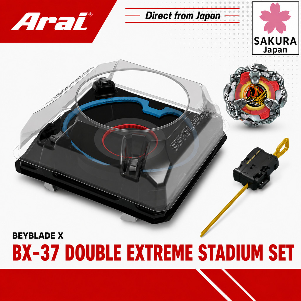 BEYBLADE X BX-37 Double Extreme Stadium Set | Shopee Brasil