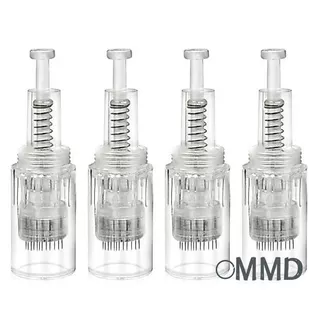 10 Cartuchos De Agulha Dermapen Dr Pen Microneedle Linha De Encaixe Ponto De Entrada Redondo