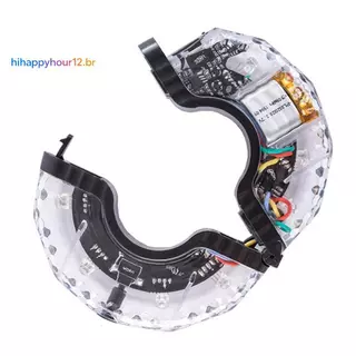 Luzes Recarregáveis Do Cubo Da Roda Bicicleta RGB De HIHAP, Impermeáveis Raio De USB