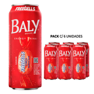 Energético Baly Cereja 473ml x 6 UN