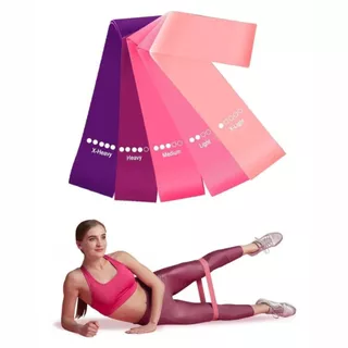 Faixa elástica Mini Band multicolor kit com 5