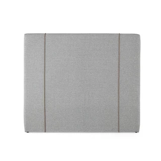 Cabeceira de Casal Estofada Herval Plan, Linho Cinza em Oferta na Shopee