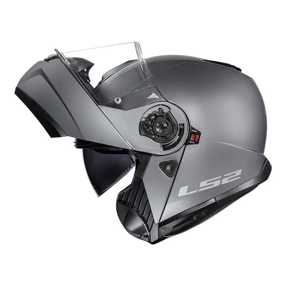 Capacete Moto Robocop Escamoteável LS2 FF908 Strobe 2 Articulado ...