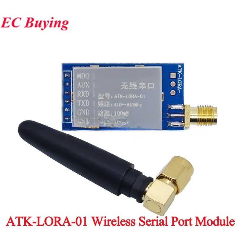Módulo De Comunicação De Porta Serial TTL Sem Fio ATK-LORA-01 SX1278 ...