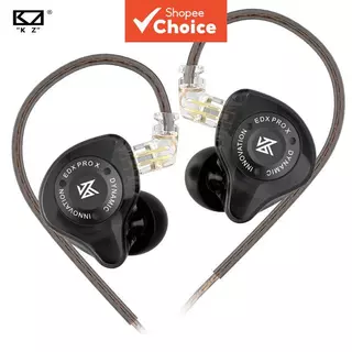 KZ EDX PRO X Fones de Ouvido Dinâmicos Hi-Fi com Graves, Cancelamento de Ruído para Esportes e Música, Cabo 2 Pinos