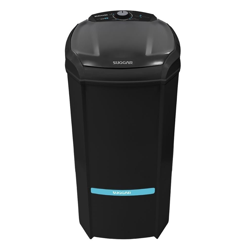 Tanquinho de Lavar Roupa 15kg Suggar LavaMax Eco Semiautomática Preto ...